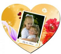 mouse pad impreso de corazon