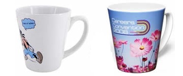 Taza conica sublimada